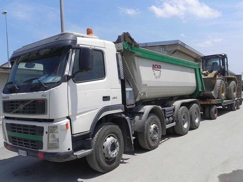 Trasporto in cantieri materiali inerti in Piemonte da CMA Asfalti a Chieri (Torino)